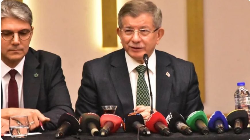 Davutoğlu'ndan Çok Konuşulacak AKP İtirafı