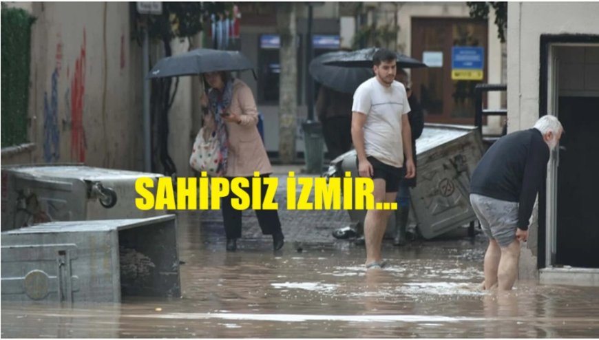 İzmir’de 1,5 saatte 144 kg yağmur: Kentte sele teslim