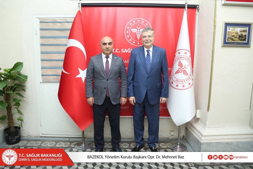 İzmir İl Sağlık Müdürü Ayhan Kul’a BAZEKOL’dan nezaket ziyareti