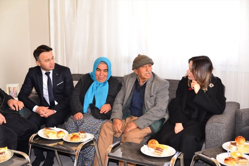 Adana'da şehit polis Mustafa Akgül'ün ailesine vefa evi