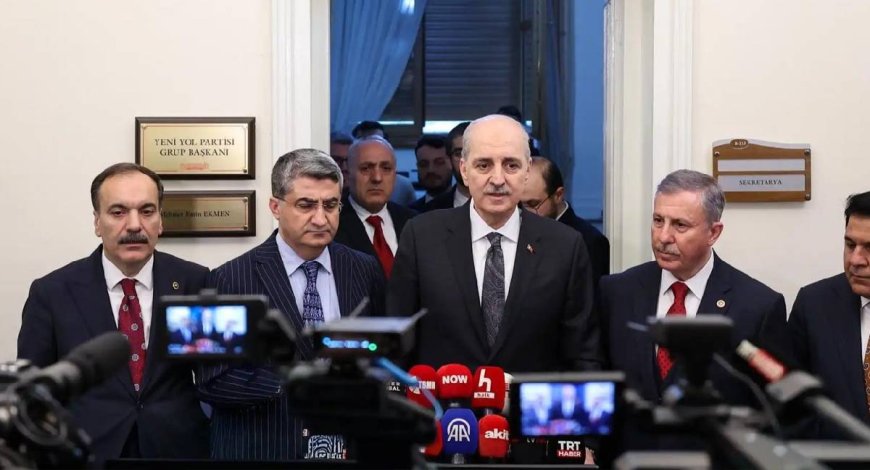 Kurtulmuş'tan Yeni Yol Grubu'na ziyaret: Örgütün feshi kilit noktadır