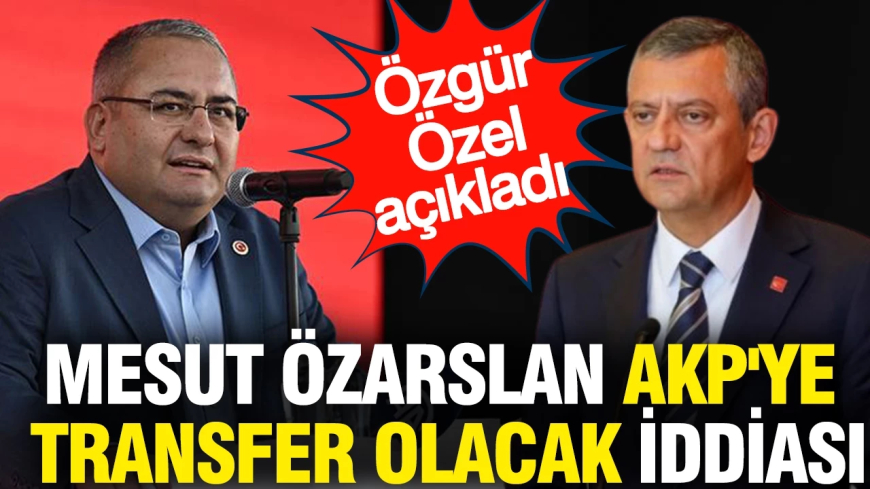 Özgür Özel'den olay iddia: Keçiören Belediye Başkanı AKP'ye geçiyor