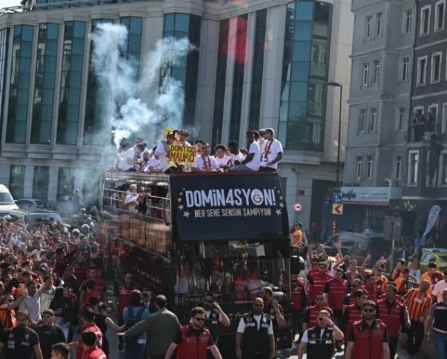 Galatasaray şampiyonluk turuyla RAMS Park’a ulaştı