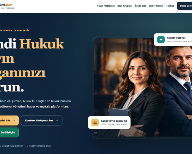 İyiAvukat.net baro gruplarına kalıcı dijital yayın modeli sunuyor
